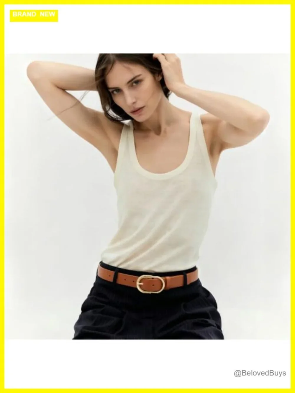 2 Pack Faux Leather Belts for Jeans Women Waist Belt Fashion
